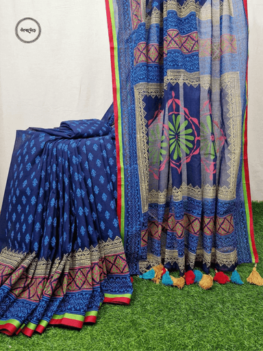 Blue Cotton Blockprint